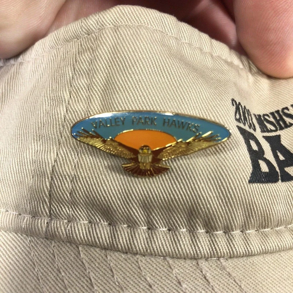 MSHSAA STATE CHAMPIONS 2003 BASEBALL VALLEY PARK HAWKS VISOR HAT CAP ADJUSTABLE